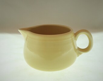 Homer Laughlin China Fiesta Ware Pastel Yellow Individual Creamer Cream Pitcher