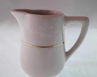 Vintage Mayer China Fleur de lis Restaurant Ware Individual Creamer Cream Pitcher