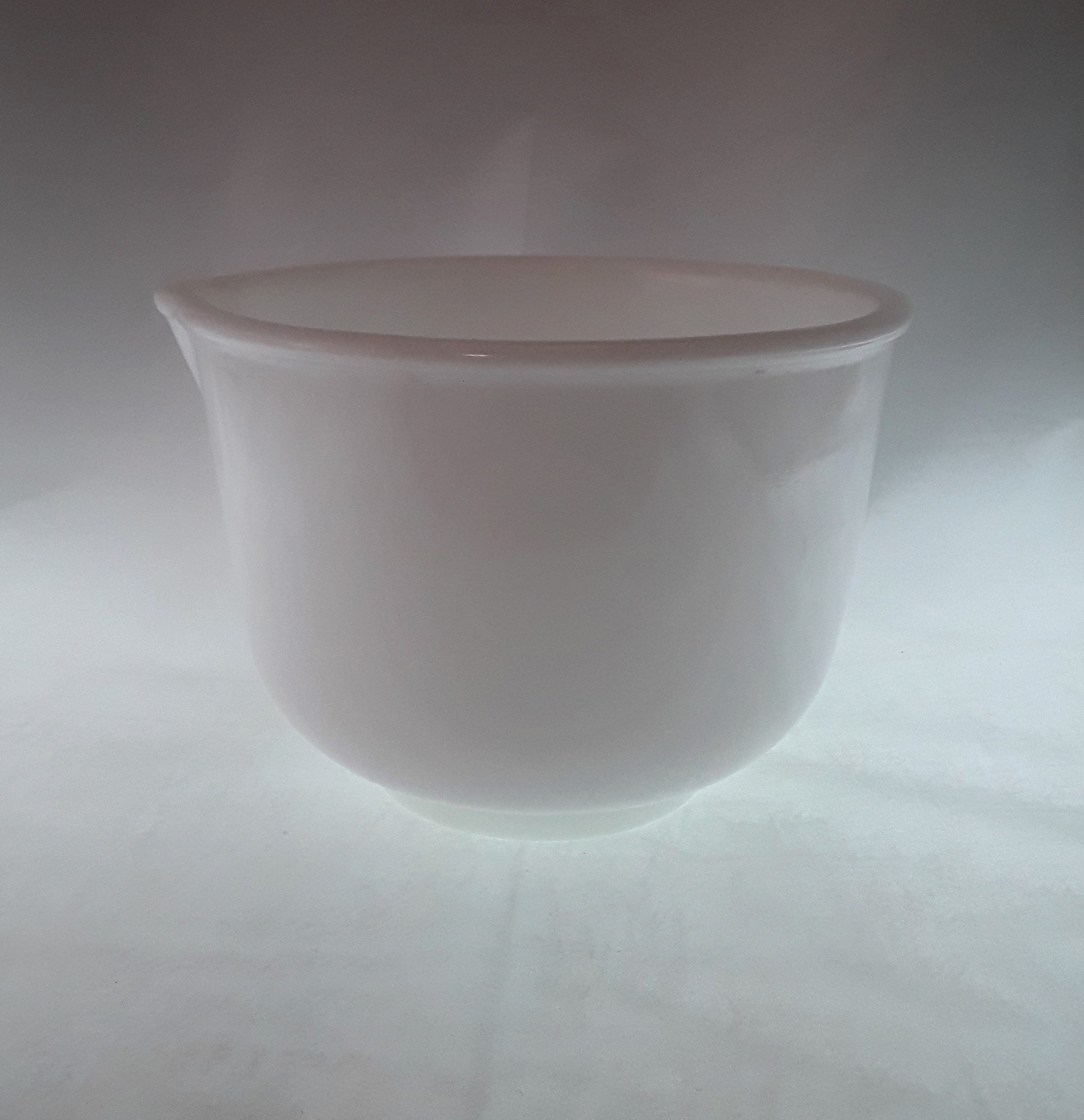 Small White Glasbake Bowl for Vintage Sunbeam Mixmaster Electric Countertop Stand Mixer