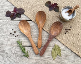 Cuillère à riz en bois, cuillère à riz en bois naturel, grande cuillère de service ustensile de cuisine pour cuisiner