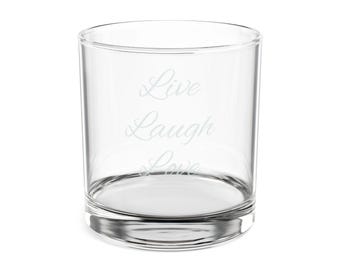 Whiskyglas, 283 g - Lev, skratta, älska