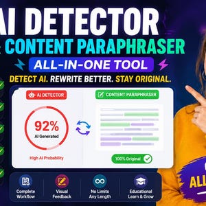 AI Detector and Paraphraser WordPress Plugin | Content Rewriter & GPT Detection Tool | SEO Writing Web Software