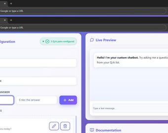 Custom Chatbot Creator Software (wordpress plugin )