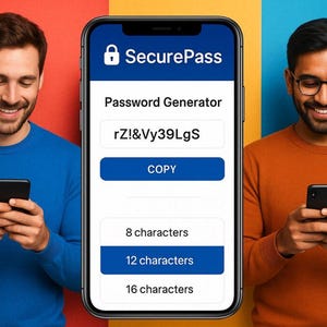 Secure Password Generator WordPress Plugin | Random Strong Password Creator Software | Cybersecurity Web Utility Tool