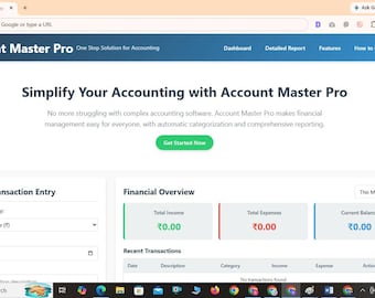 Account Master Pro -One Stop Solution for Accounting