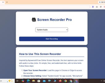 Screen Recorder software