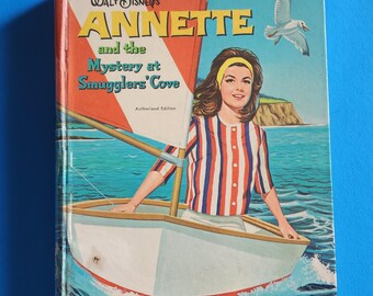 Disney Annette and the Mystery at Smugglers Cove Whitman Vintage Hardcover Book