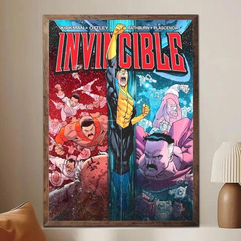Invinable Poster Invincible Poster - Etsy