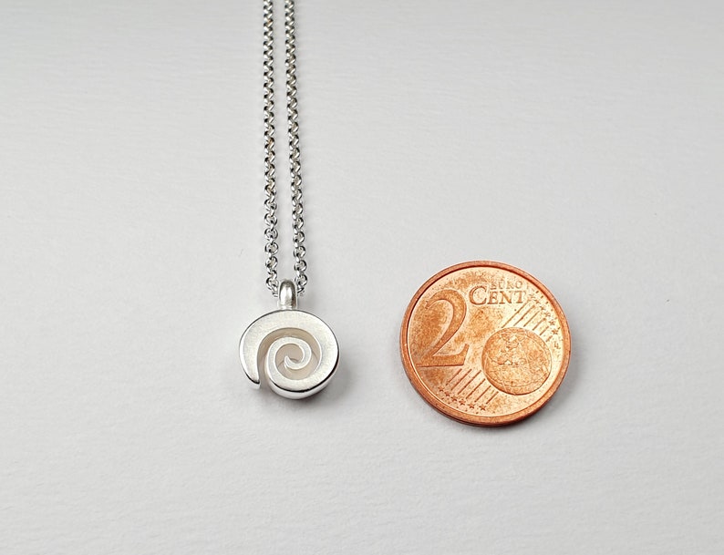 silver pendant 925 silver spirale image 4