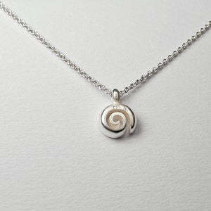 silver pendant 925 silver spirale image 3