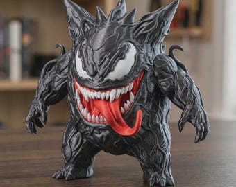Venom Gengar Action Figure – 3D Printed Collectible Toy