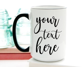 custom coffee mug etsy