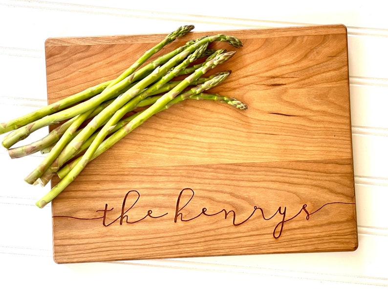 Personalized Cutting Board. Custom Cheese Board, Wedding Gift, Anniversary Gift for Couples. As Seen on The Ellen Show 
