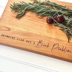 Book Club Gift. My Drinking Club Has a Book Problem. Funny Charcuterie ...