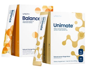 combo pack of unicity unimate + unicity balance