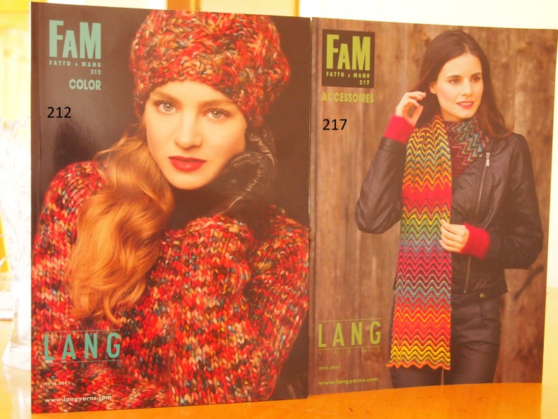 Art of Yarn. Lang Yarn Books of Patterns
