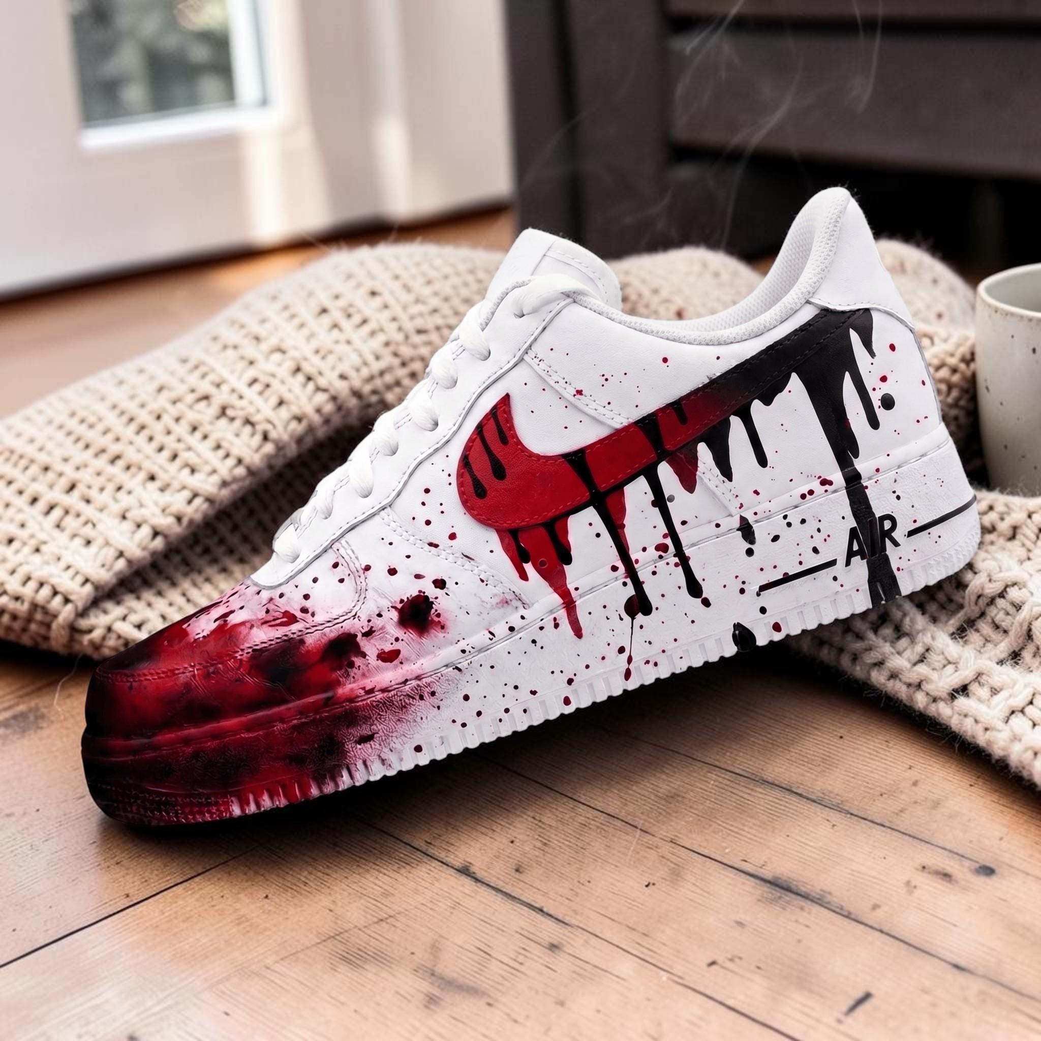 【限定品】Nike Air Force 1 スプラッシュデザイン Nike air force 1 paint splatter - Etsy 日本