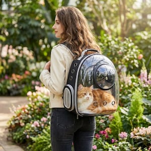 cat bubble backpack leather Cat Backpack Bubble