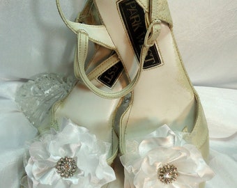 Bridal Shoes Clips, Flower Shoe Clips, Shoe Accessories, Wedding Accessories, SC413