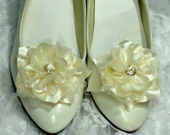 Shoe Clips, Wedding Shoe Clips, Bridal Shoe Clips, Satin Shoe Clips, Clips for Wedding Shoes, Bridal Shoes, Shoe Clips, SC203