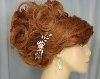 Rhinestone Butterfly Beaded Vine, Bridal Hair Comb Accessory, Bridal Accessory, 15316