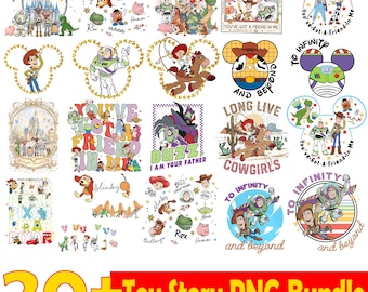 Cowboy Space Ranger Movie Bundle PNG, Friendship Adventure Sublimation Design, Cartoon Character Shirt File, Nostalgic Animation Clipart