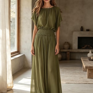 bhldn used bridesmaid dress Sheath Boho Batwing Sleeve Lace Rustic Ivory Wedding Dresses ,MW276 –  Musebridals