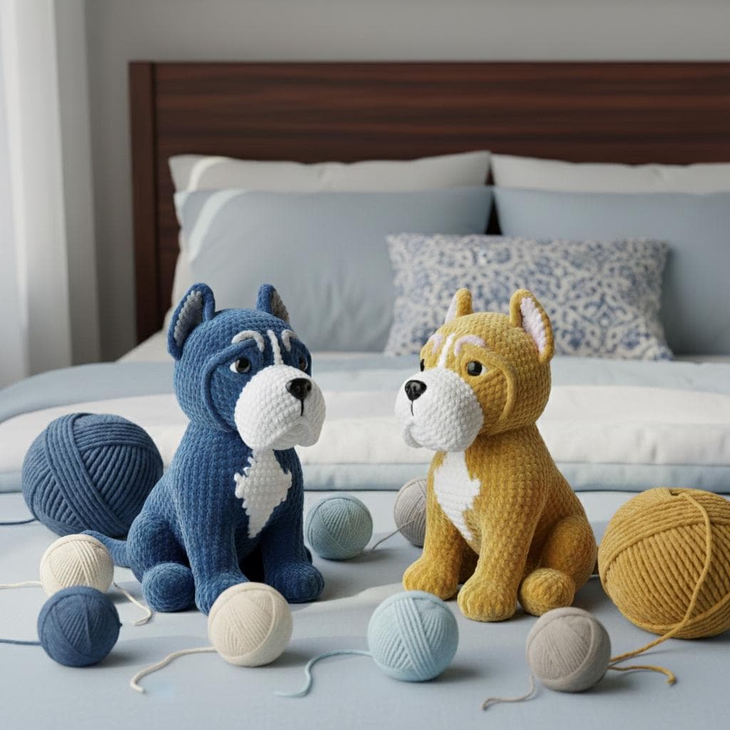 30 Pitbull Crochet Patterns for Amigurumi, Blankets, Pillows, and More 10 Realistic Pitbull Dog Amigurumi Plush Pattern