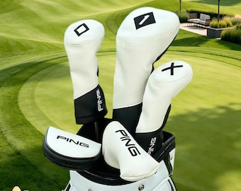 Golf club cover, semi-circular straight putter cover, driver protective cover, head cover, cap cover protection.