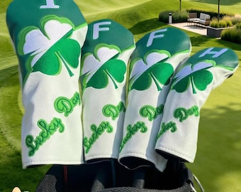 Golf Supplies - Wood Club Covers, Club Head Protectors (PU Waterproof)