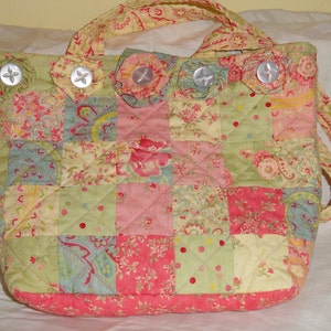 Quilted Pastel Purse