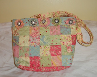 Quilted Pastel Purse