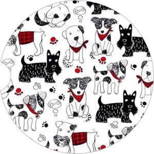 Dog Car Coaster Cup Holder Coasters Gift Under 10 Coasters image 2