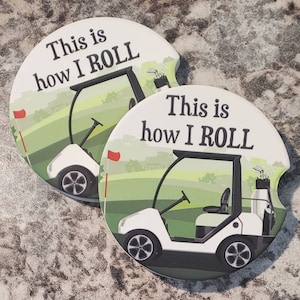 Golf Cart Car Coaster Gift Under 10