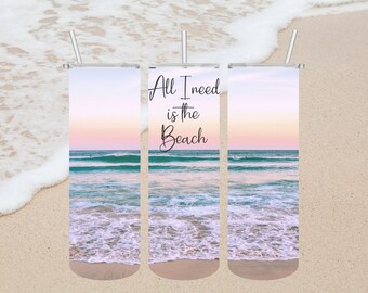 Beach Tumbler Family Vacation Tumbler Girls Trip Tumbler Skinny Tumbler Sunset Beach Tumbler