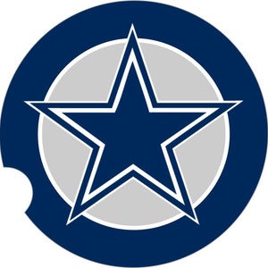 Blue Star Car Coaster Cup Holder Coaster Set of 2 Coasters Car Coasters