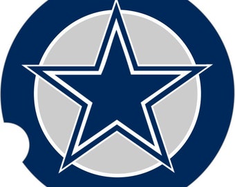 Blue Star Car Coaster Cup Holder Coaster Set of 2 Coasters Car Coasters