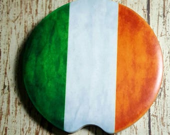 Posavasos con la bandera de Irlanda