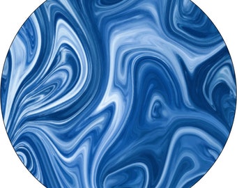 Blue Agate Home Coaster Set of 2 Sandstone Home Decor Coasters