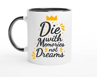 Little Moments Make Big Memories Mug, Cute Photography Coffee Cup, Inspirational Quote Mug, Memory Keeper Gift, Ceramic Accent Mug Black