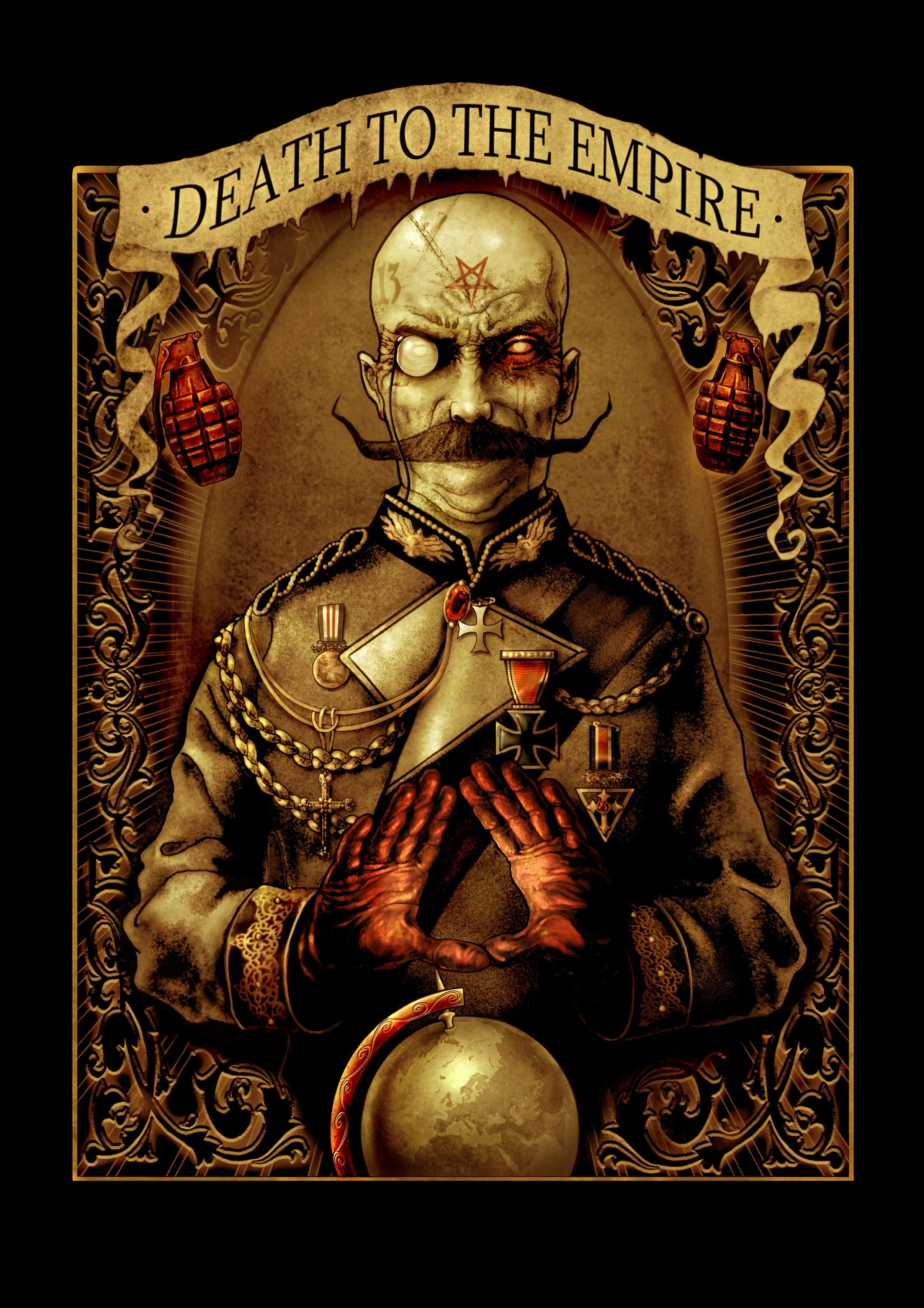 Tattoo art deco steampunk keiser war occult zombie Art Etsy Tattoo art deco steampunk keiser war occult zombie Art Etsy