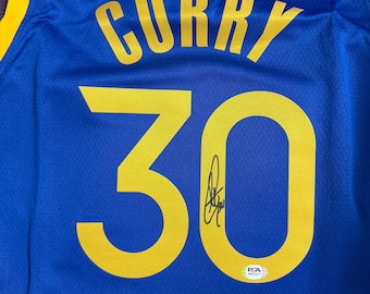 Stephen Curry Hand Signed Jersey Golden State Warriors PSA/DNA authentic autograph COA