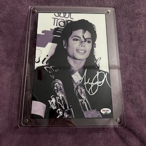 Michael Jackson Autograph Psa Dna - Etsy