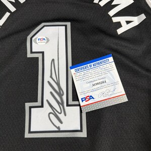 Victor Wembanyama Hand Signed Jersey San Antonio Spurs PSA/DNA authentic autograph COA image 3