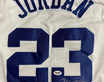 Michael Jordan Hand Signed Jersey All Star Game 2003 PSA/DNA authentic autograph COA