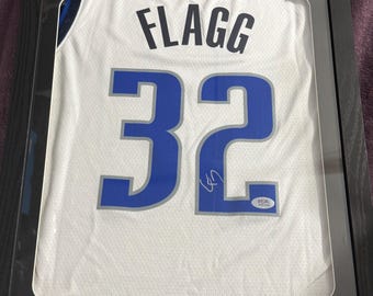 Framed! Cooper Flagg Hand Signed Jersey Dallas Mavericks PSA/DNA authentic autograph COA