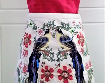 NEW - LAST PIECE  Sequin Embroidered Mini Skirt.