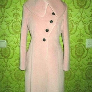 CUSTOM MADE ORDER Designer inspired wool velvet asymmetric tailored coat with back bow
