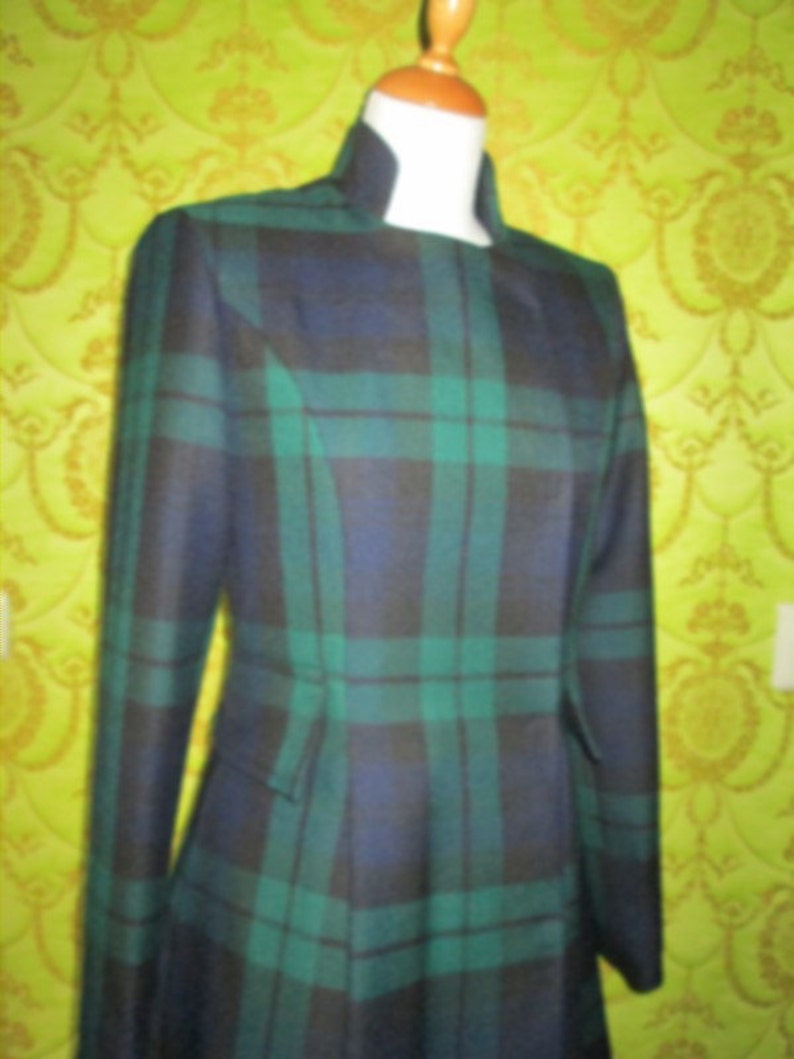 CUSTOM MADE Black Watch Tartan Plaid Coat Inspired Byblack Watch Coat