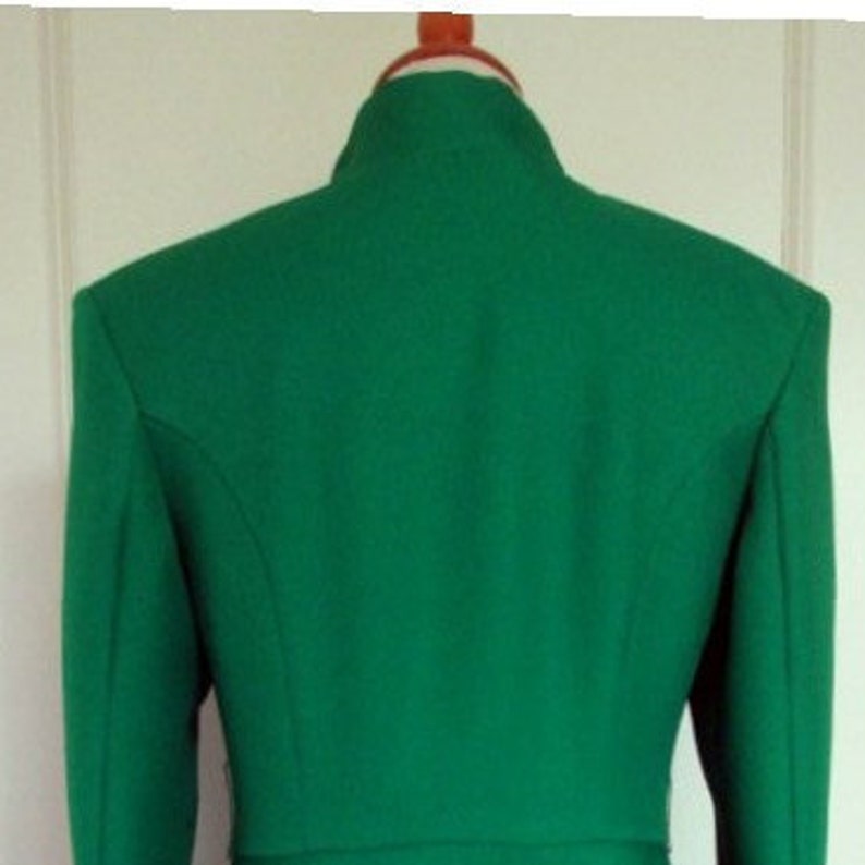 CUSTOM MADE Catherine Walkers Emerald green belted cocktail dress image 5